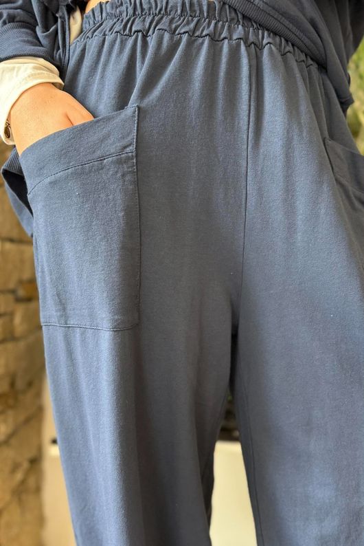 Lagen Shelby Barrel Pant Navy 